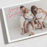 "Angled Merry Christmas" - Holiday Cards in Holly Berry by Kristen Magee - Detail