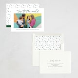"Joy Has Come" - Holiday Cards in Evergreen by Katherine Moynagh - Assembled