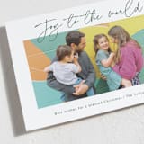 "Joy Has Come" - Holiday Cards in Evergreen by Katherine Moynagh - Detail