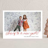 "No Matter What" - Holiday Cards in Crimson by J. Dario Design Co. - Front