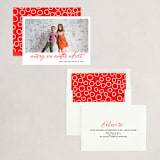 "No Matter What" - Holiday Cards in Crimson by J. Dario Design Co. - Assembled