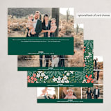 "Holiday Floral Scatter" - Holiday Cards in Pine by Alethea and Ruth - Back of Card Options
