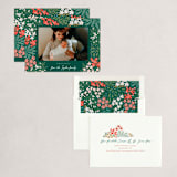 "Holiday Floral Scatter" - Holiday Cards in Pine by Alethea and Ruth - Assembled