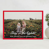 "What A Wonderful Life" - Holiday Cards in Peppermint by Leah Ragain - Front