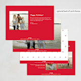 "What A Wonderful Life" - Holiday Cards in Peppermint by Leah Ragain - Back of Card Options