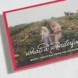 "What A Wonderful Life" - Holiday Cards in Peppermint by Leah Ragain - Detail