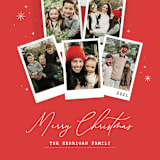 "Instapix Tree" - Holiday Cards in Cranberry by Shari Margolin - Detail