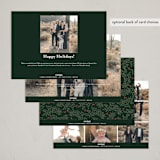 "Classic Christmas" - Holiday Cards in Balsam Fir by Susan Moyal - Back of Card Options