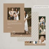 "Peace Faith Love" - Holiday Cards in Maple by Hooray Creative - Back of Card