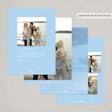 "I wonder as I wander" - Holiday Cards in Juniper by Paper Sun Studio - Back of Card Options