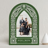 "Chapel Frame" - Holiday Cards in Pine Needle by Randi Cirelli - Front