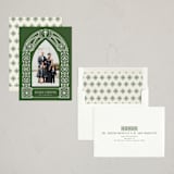 "Chapel Frame" - Holiday Cards in Pine Needle by Randi Cirelli - Assembled