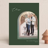 "Soft Arch" - Holiday Cards in Emerald by Vivian Yiwing - Front