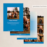 "Gradient Greetings" - Holiday Cards in Frost by Baumbirdy - Back of Card Options