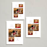 "Classic Wishes" - Holiday Cards in Poinsettia by Brianne Larsen - Formats Available