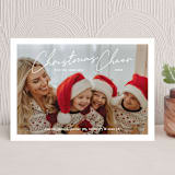 "Cheerful Christmas" - Holiday Cards in Snow by Liz Conley - Front