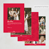 "Magical Season" - Holiday Cards in Snow by Annie Clark - Back of Card Options