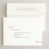 "Ticking Turn" - Holiday Cards in Snow by Amy Kross - FREE Recipient Addressing