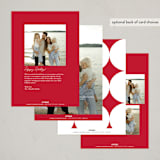 "Slight Arch" - Holiday Cards in Stocking by Nicole Walsh - Back of Card Options