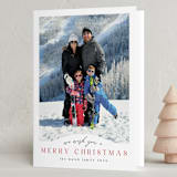 "Slight Arch" - Holiday Cards in Stocking by Nicole Walsh - Folded Card