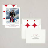 "Slight Arch" - Holiday Cards in Stocking by Nicole Walsh - Assembled