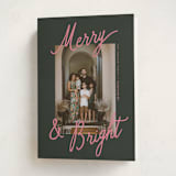 "Jottings" - Holiday Cards in Mistletoe by Pixel and Hank - Folded Card