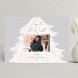 "Joy Luxe Tree" - Holiday Cards in Tinsel by Beth Murphy - Front