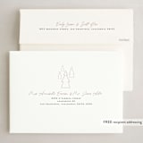 "Silhouette" - Holiday Cards in Snow by Ghia Designs - FREE Recipient Addressing