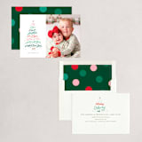 "Sentiment tree" - Holiday Cards in Evergreen by Creo Study - Assembled