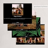 "Fondly" - Holiday Cards in Coal by Tanya Lee of Frooted Design - Back of Card Options
