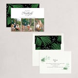 "Fondly" - Holiday Cards in Coal by Tanya Lee of Frooted Design - Assembled