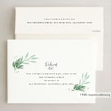 "Fondly" - Holiday Cards in Coal by Tanya Lee of Frooted Design - FREE Recipient Addressing