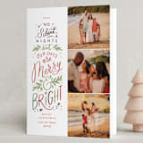 "No Silent Nights" - Holiday Cards in Festive by Alethea and Ruth - Folded Card