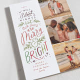 "No Silent Nights" - Holiday Cards in Festive by Alethea and Ruth - Detail