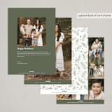 "A Very Merry Season" - Holiday Cards in Wreath by Wildfield Paper Co - Back of Card Options