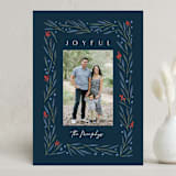 "Adore" - Holiday Cards in Wintermint by Carly Reed Walker - Front