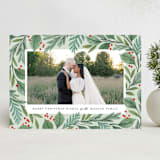 "encircled" - Holiday Cards in Wreath by Paper Raven Co. - Front