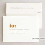 "Merry Plus Bright" - Holiday Cards in Gingerbread by Orasie - FREE Recipient Addressing