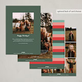"Downhill" - Holiday Cards in Pine by Lauren Chism - Back of Card