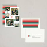 "Downhill" - Holiday Cards in Pine by Lauren Chism - Assembled