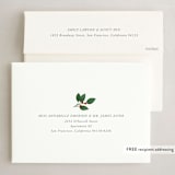 "Holiday Greenery" - Holiday Cards in Spruce by Kacey Kendrick Wagner - FREE Recipient Addressing