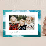 "Peppermint Swirl" - Holiday Cards in Royal Icing by Brooke Chandler - Front