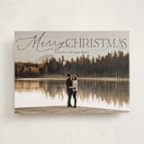 "Soft Mix" - Holiday Cards in Coal by Everett Paper Goods - Front
