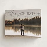 "Soft Mix" - Holiday Cards in Coal by Everett Paper Goods - Folded Card