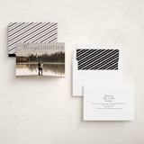 "Soft Mix" - Holiday Cards in Coal by Everett Paper Goods - Assembled