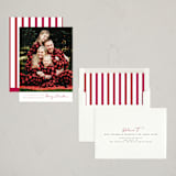 "Expanse" - Holiday Cards in Cranberry by Ashlee Townsend - Assembled