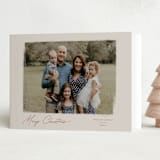 "Clear Simplicity" - Holiday Cards in Reclaimed Wood by Petra Kern - Folded Card