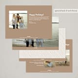 "Minimalism" - Holiday Cards in Mist by AK Graphics - Back of Card Options