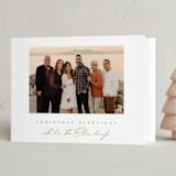 "Minimalism" - Holiday Cards in Mist by AK Graphics - Folded Card