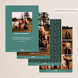 "Festive Blend" - Holiday Cards in Cornflower by Michelle Taylor - Back of Card Options